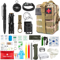 Thumbnail for Wilderness Survival First Aid Outdoor Survival Emergency Kit