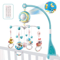 Thumbnail for Baby Rattles Crib Mobiles Toy Holder Rotating Mobile Bed Bell Musical Box Projection Newborn Infant Baby Boy Toys