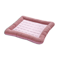 Thumbnail for Pet Cooling Pad Bed For Dogs Cats Puppy Kitten Cool Mat Pet Blanket Ice Silk Material Soft For Summer Sleeping Blue Breathable