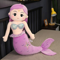 Thumbnail for Mermaid Pillow Doll Cute Plush Toy On Bed