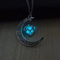 Thumbnail for Glow In the Dark Moon Necklace