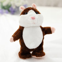 Thumbnail for Cute Walking Talking Hamster Wooddy Time Stuffed Plush Animal Dolls Speaking Kid Educational Toy Repeat Sound Language