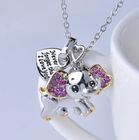 Thumbnail for Women Necklace Blue Cute Elephant Necklace Fashion Cartoon Animal Necklaces For Kids Necklaces Jewelry Gifts