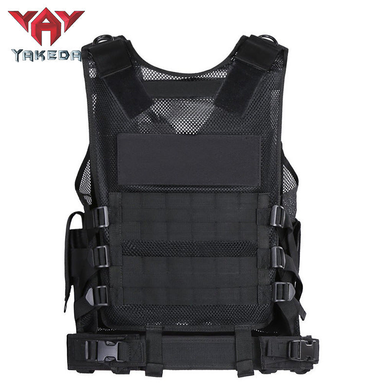 Outdoor Military Fan Summer Mesh Breathable Training Vest Multi-functional Tactical Vest