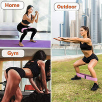 Thumbnail for Workout Resistance Bands Loop Set Fitness Yoga Legs & Butt Workout Exercise Band