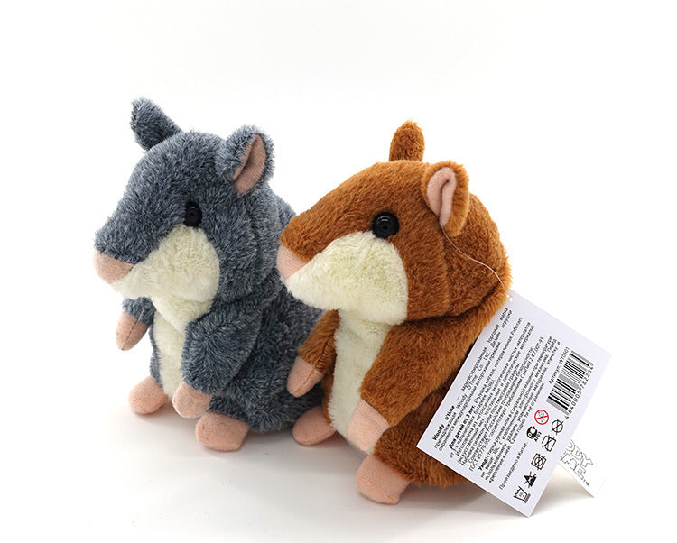 Learn to repeat hamster plush toys