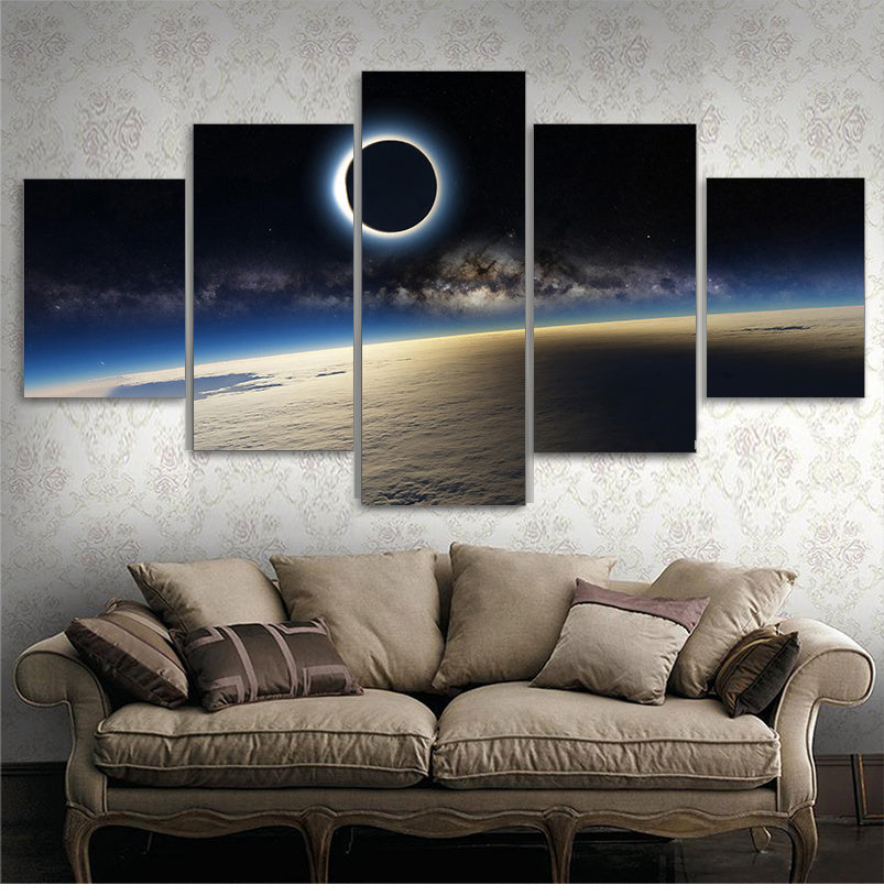 HD Modern Home Decoration Canvas Five-piece Decorative Painting