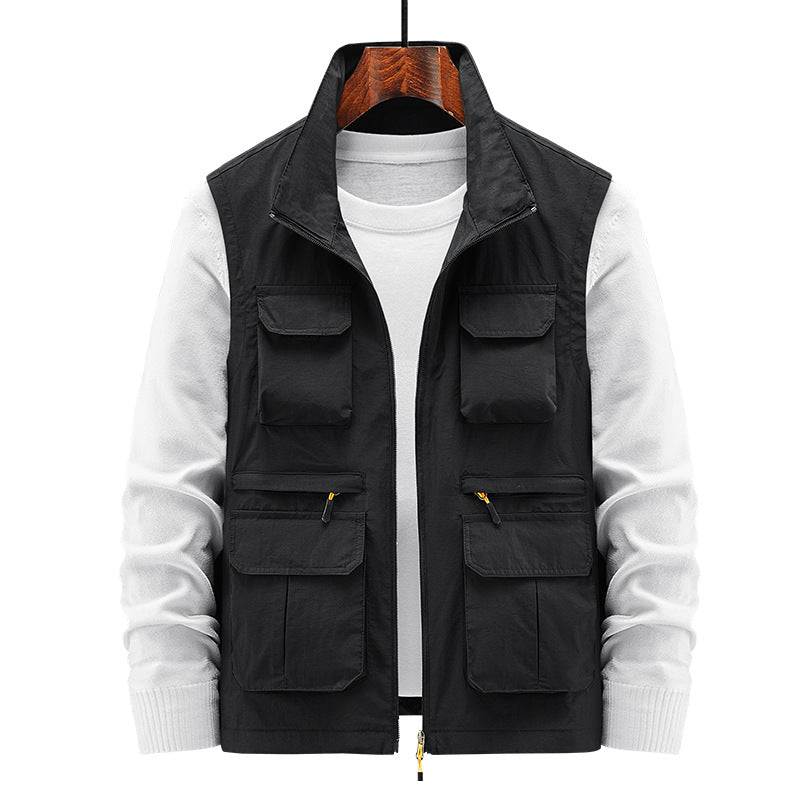 Vest Multi-pocket Outdoor Work Clothes Sleeveless Waistcoat