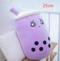 Thumbnail for Cute Fruit Drink Plush Stuffed Soft Strawberry Milk Tea Plush Boba Tea Cup Toy Bubble Tea Pillow Cushion Kids Gift