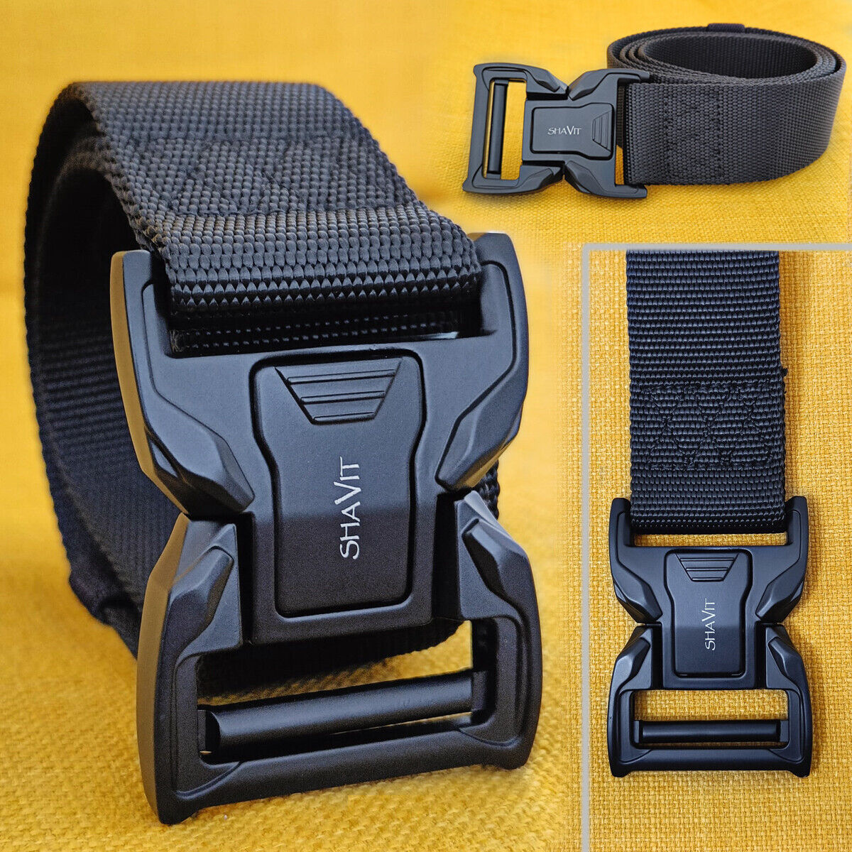 Tactical Military Belt For Men Hiking Rigger Nylon Web Casual Work HOMBRE Belt