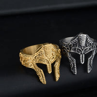 Thumbnail for New Personality Warrior Mask Ring Fashion