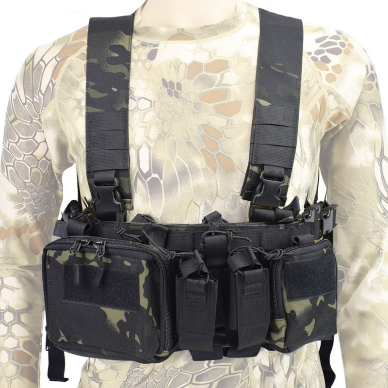 Outdoor Military Fan Tactical Bellyband Multifunctional Tactical Vest