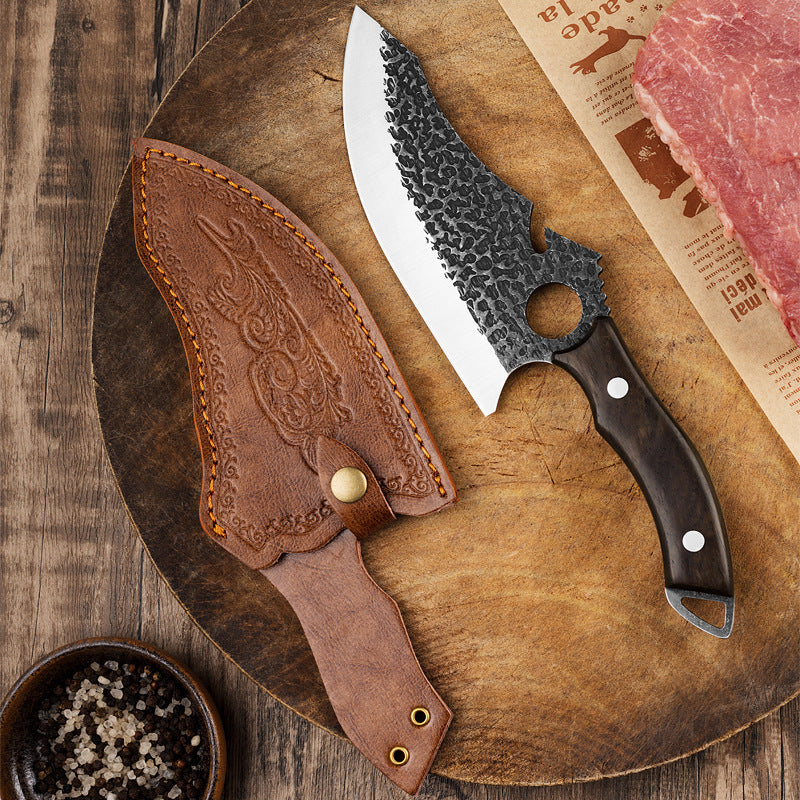 Steel Forging Ring Tactical Kitchen Knife